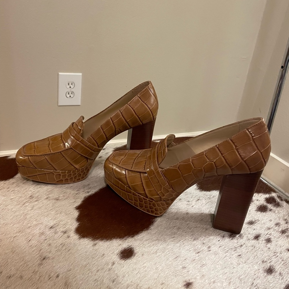 Vince Camuto Platform Loafer Heels